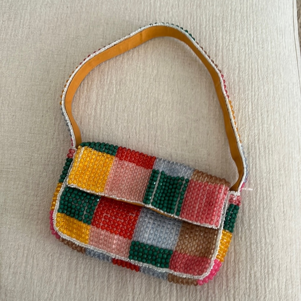 Color Block shoulder bag